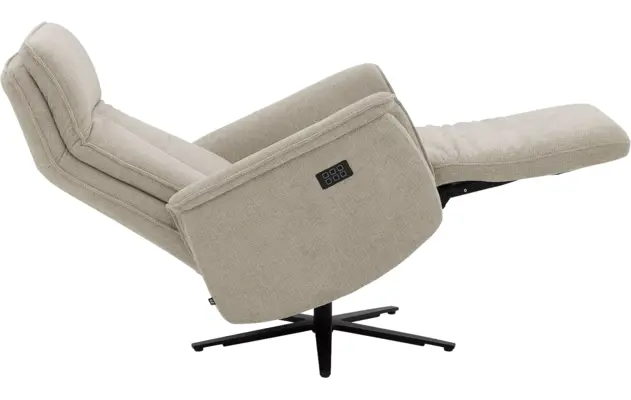Goossens relaxstoel odyssey beige stof - 8251380-goossens-odyssey-sta-op-fauteuil-stof-08