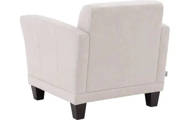 Goossens fauteuil troya wit stof - 8251390-goossens-troya-bank-stof-bruin-02