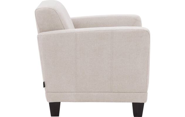 Goossens fauteuil troya wit stof - 8251390-goossens-troya-bank-stof-bruin-03