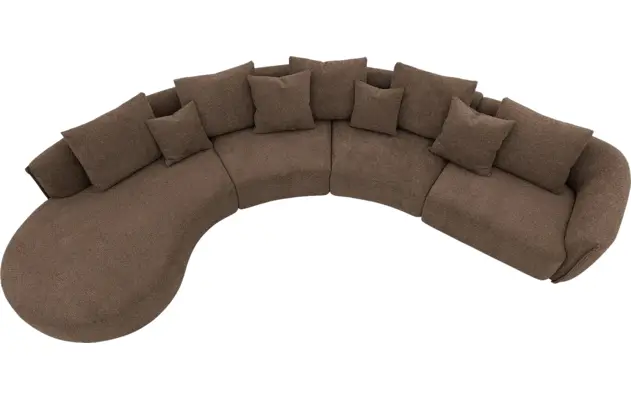 Goossens loungebank fay bruin stof - 8251392-goossens-fay-bank-stof-bruin-05