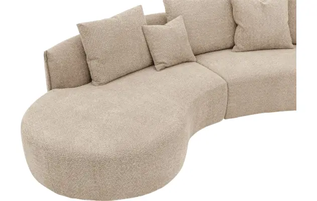 Goossens loungebank fay beige stof - 8251394-goossens-fay-bank-stof-bruin-08