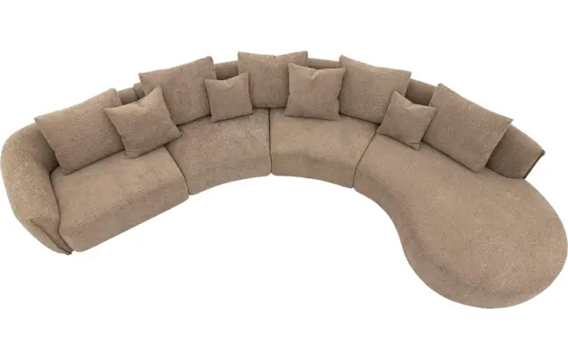 Goossens loungebank fay bruin stof - 8251396-goossens-fay-bank-stof-bruin-05