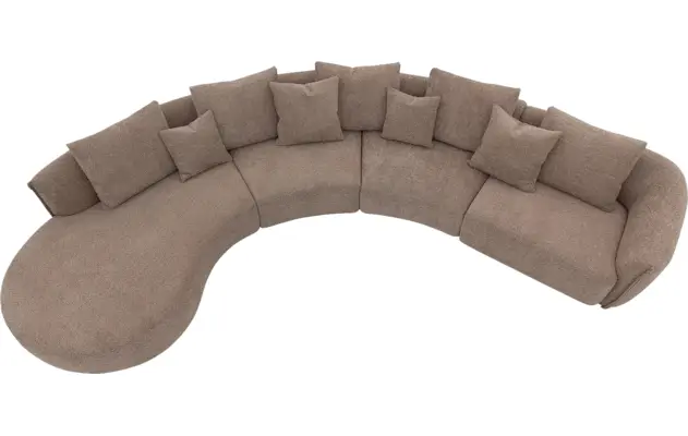 Goossens loungebank fay bruin stof - 8251397-goossens-fay-bank-stof-bruin-05