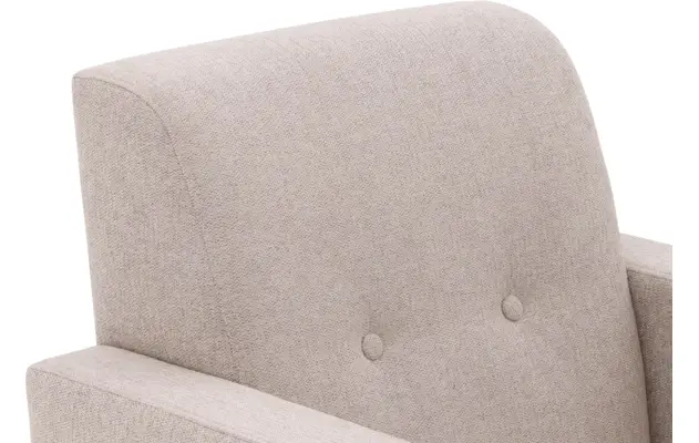 Goossens fauteuil hipp beige stof - 8251505-goossens-hipp-fauteuil-stof-05