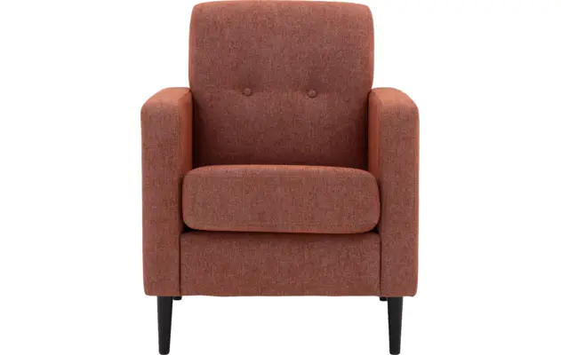 Goossens fauteuil hipp oranje stof - 8251507-goossens-hipp-fauteuil-stof-04
