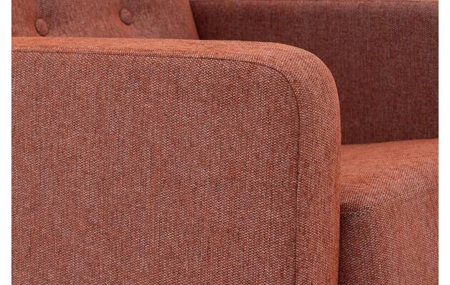 Goossens fauteuil hipp oranje stof - 8251507-goossens-hipp-fauteuil-stof-08