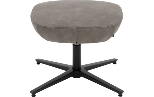 Goossens excellent hocker piemonte grijs leer - 8251509-goossens-excellent-piemonte-hocker-leer-02