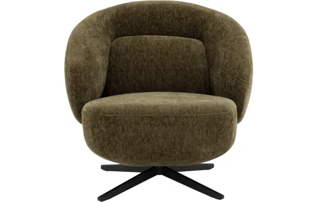 Goossens draaifauteuil saar groen stof - 8251519-goossens-saar-fauteuil-stof-04