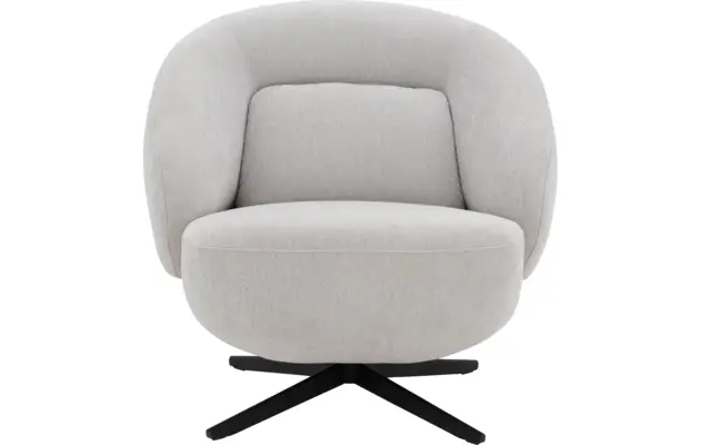 Goossens draaifauteuil saar beige stof - 8251520-goossens-saar-fauteuil-stof-03