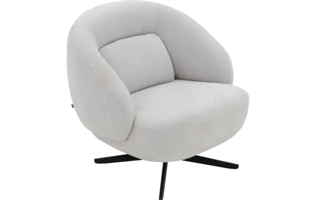 Goossens draaifauteuil saar beige stof - 8251520-goossens-saar-fauteuil-stof-05