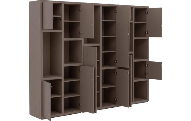 Goossens wandmeubel granada bruin eiken - 8251542-goossens-granada-wandmeubel-eiken-04