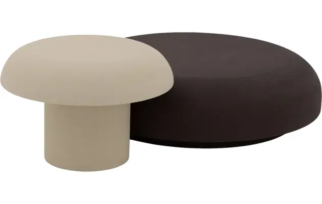 Goossens salontafel mushroom beige leefbeton - 8251552-goossens-mushroom-salontafel-leefbeton-08