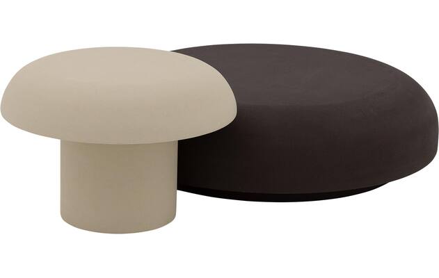 Goossens salontafel mushroom bruin leefbeton - 8251553-goossens-mushroom-salontafel-leefbeton-08