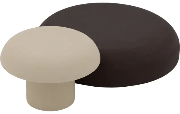 Goossens salontafel mushroom bruin leefbeton - 8251553-goossens-mushroom-salontafel-leefbeton-09