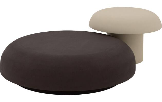 Goossens salontafel mushroom bruin leefbeton - 8251553-goossens-mushroom-salontafel-leefbeton-10