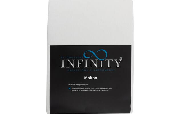 Goossens molton tbv matras infinity matras molton 25 cm wit stof - 8251571-goossens-infinity-matras-molton-30-cm-matrasbeschermer-stof-02