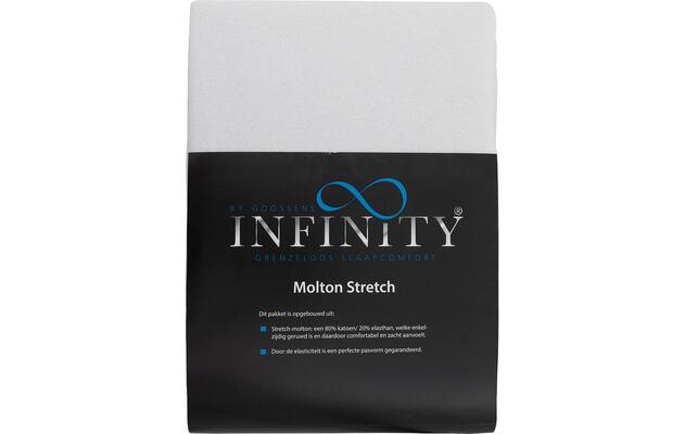Goossens molton tbv matras infinity matras molton 25 cm wit stof - 8251573-goossens-infinity-matras-molton-30-cm-matrasbeschermer-stof-02