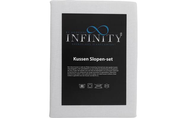 Goossens kussensloop infinity molton sloop wit stof - 8251577-goossens-infinity-molton-sloop-60-x-70-cm-02