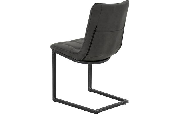 Goossens eetkamerstoel steven grijs micro leer - 8251588-goossens-steven-eetkamerstoel-micro-leer-grijs-02