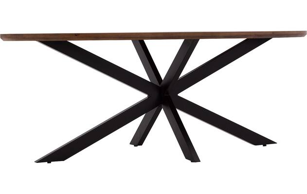 Goossens eettafel nilo bruin mango - 8251605-goossens-nilo-eettafel-mango-bruin-04