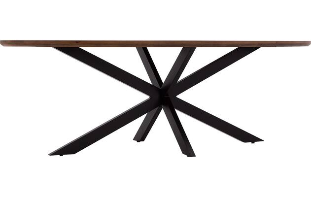 Goossens eettafel nilo bruin mango - 8251607-goossens-nilo-eettafel-mango-bruin-04