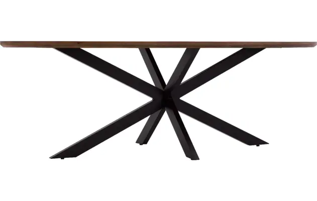 Goossens eettafel nilo bruin mango - 8251607-goossens-nilo-eettafel-mango-bruin-04
