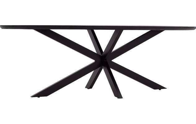 Goossens eettafel nilo zwart mango - 8251608-goossens-nilo-eettafel-mango-zwart-04