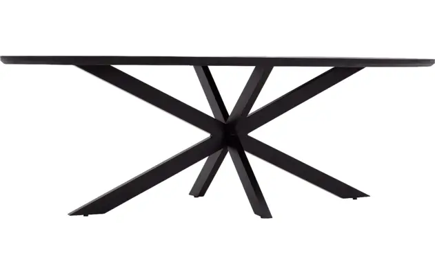 Goossens eettafel nilo zwart mango - 8251608-goossens-nilo-eettafel-mango-zwart-04