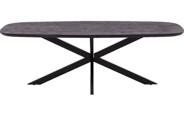Goossens eettafel nilo zwart mango - 8251614-goossens-nilo-eettafel-mango-zwart-02