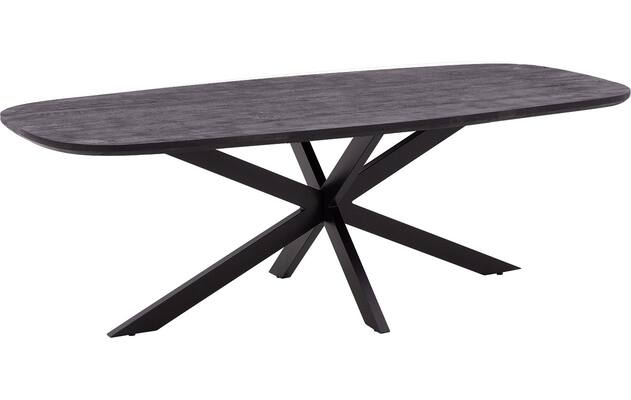 Goossens eettafel nilo zwart mango - 8251614-goossens-nilo-eettafel-mango-zwart-03