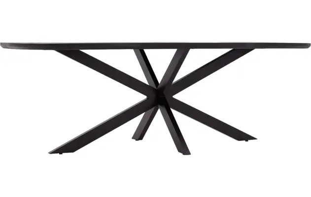 Goossens eettafel nilo zwart mango - 8251614-goossens-nilo-eettafel-mango-zwart-04