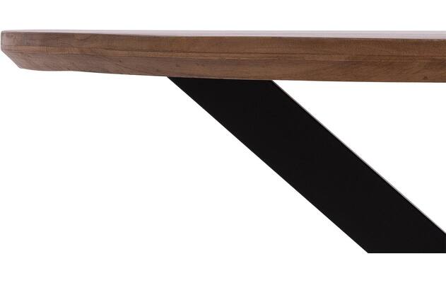 Goossens eettafel nilo bruin mango - 8251619-goossens-nilo-eettafel-mango-bruin-05