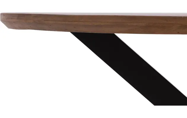 Goossens eettafel nilo bruin mango - 8251619-goossens-nilo-eettafel-mango-bruin-05