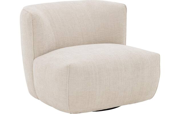 Goossens draaifauteuil nayla wit stof - 8251640-goossens-nayla-fauteuil-stof-01