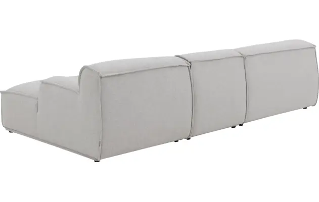 Goossens excellent loungebank sens bruin stof - 8251645-gespiegeld-04
