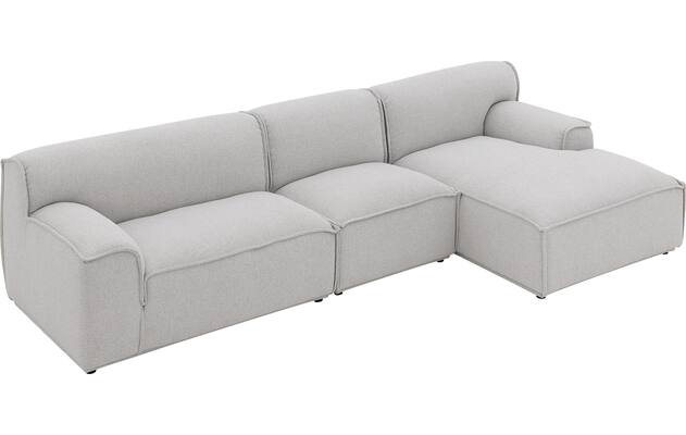 Goossens excellent loungebank sens bruin stof - 8251645-gespiegeld-06