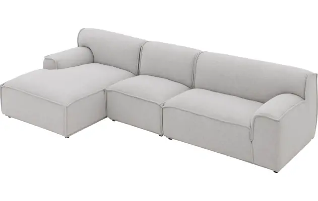 Goossens excellent loungebank sens bruin stof - 8251645-goossens-excellent-sens-bank-stof-bruin-05