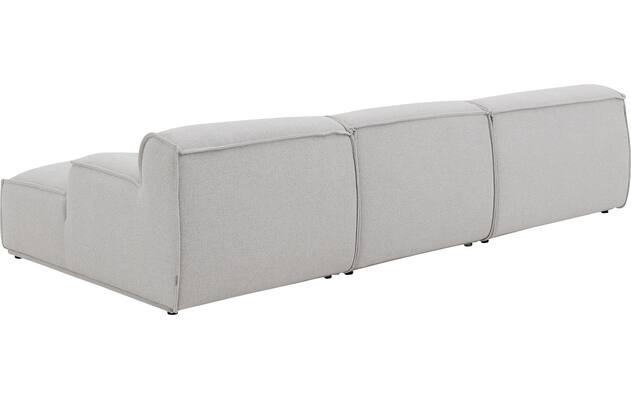 Goossens excellent loungebank sens bruin stof - 8251646-gespiegeld-04