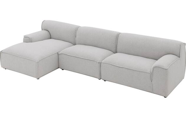Goossens excellent loungebank sens bruin stof - 8251646-goossens-excellent-sens-bank-stof-bruin-05