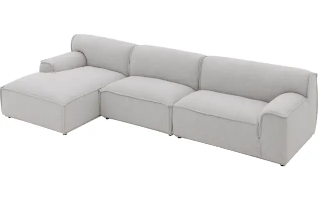 Goossens excellent loungebank sens bruin stof - 8251646-goossens-excellent-sens-bank-stof-bruin-05