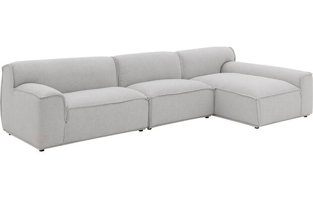 Goossens excellent loungebank sens bruin stof - 8251648-gespiegeld-03