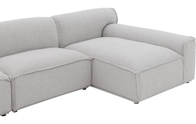 Goossens excellent loungebank sens bruin stof - 8251648-gespiegeld-07
