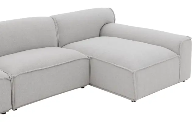 Goossens excellent loungebank sens bruin stof - 8251648-gespiegeld-07