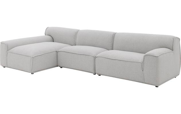 Goossens excellent loungebank sens bruin stof - 8251648-goossens-excellent-sens-bank-stof-bruin-02