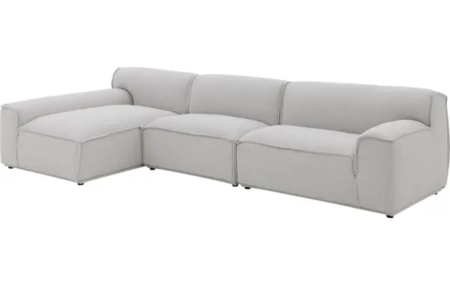 Goossens excellent loungebank sens bruin stof - 8251648-goossens-excellent-sens-bank-stof-bruin-02