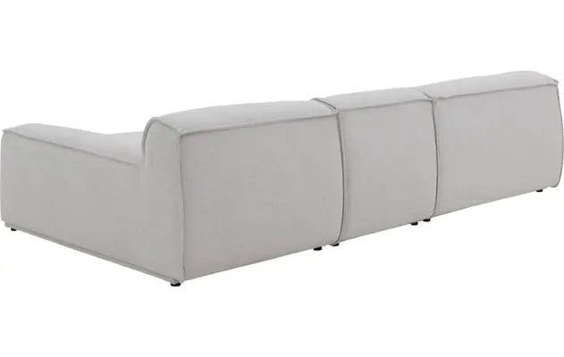 Goossens excellent loungebank sens bruin stof - 8251654-gespiegeld-04