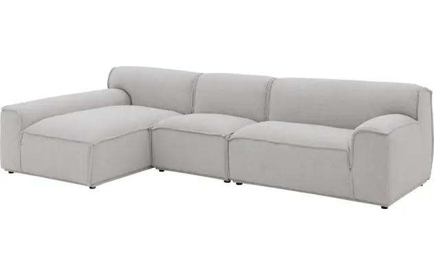 Goossens excellent loungebank sens bruin stof - 8251654-goossens-excellent-sens-bank-stof-bruin-02