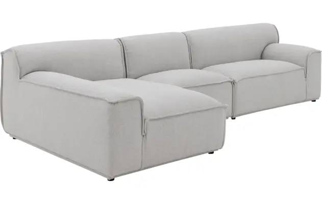 Goossens excellent loungebank sens bruin stof - 8251654-goossens-excellent-sens-bank-stof-bruin-04