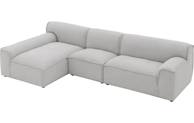 Goossens excellent loungebank sens bruin stof - 8251654-goossens-excellent-sens-bank-stof-bruin-05