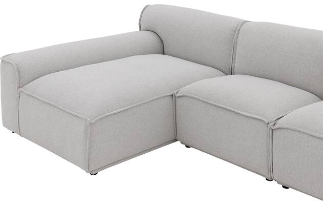 Goossens excellent loungebank sens bruin stof - 8251654-goossens-excellent-sens-bank-stof-bruin-06